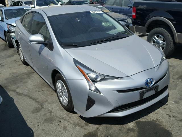 JTDKBRFU1G3017495 - 2016 TOYOTA PRIUS SILVER photo 1