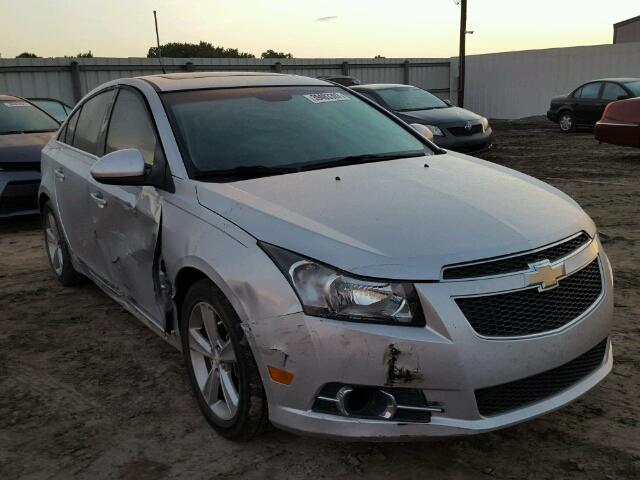 1G1PE5SB3D7240984 - 2013 CHEVROLET CRUZE LT SILVER photo 1