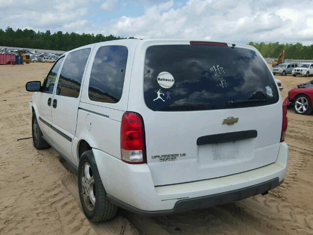 1GNDV23127D115728 - 2007 CHEVROLET UPLANDER L WHITE photo 3