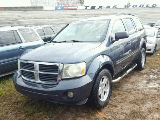 1D8HD48P47F514748 - 2007 DODGE DURANGO SL BLUE photo 2