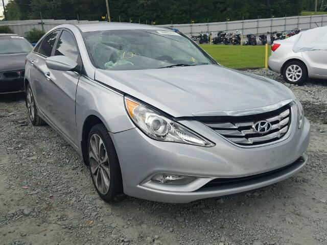 5NPEC4AB5DH789159 - 2013 HYUNDAI SONATA SILVER photo 1