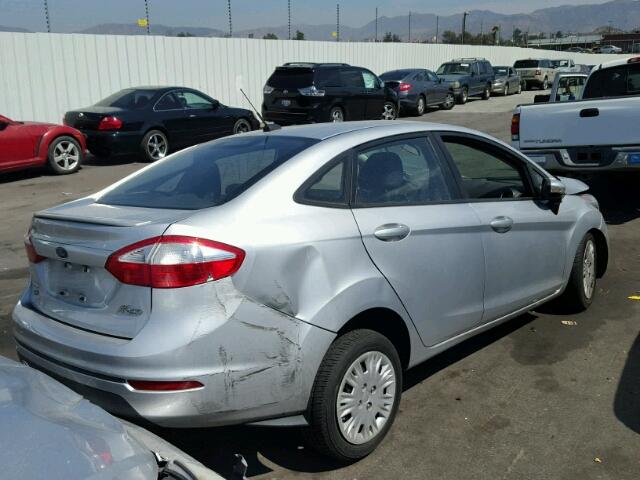 3FADP4BE5EM190904 - 2014 FORD FIESTA SE SILVER photo 4