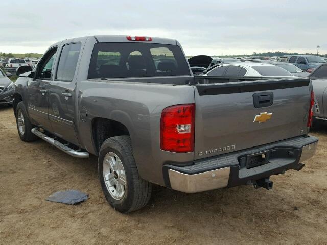 3GCPCSE25DG209876 - 2013 CHEVROLET SILVERADO GRAY photo 3