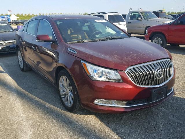 1G4GB5G34GF144210 - 2016 BUICK LACROSSE BURGUNDY photo 1