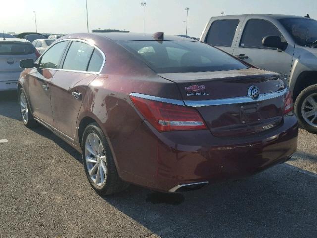 1G4GB5G34GF144210 - 2016 BUICK LACROSSE BURGUNDY photo 3