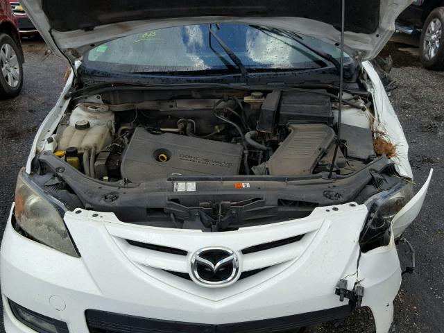 JM1BK323271613592 - 2007 MAZDA 3 S WHITE photo 7