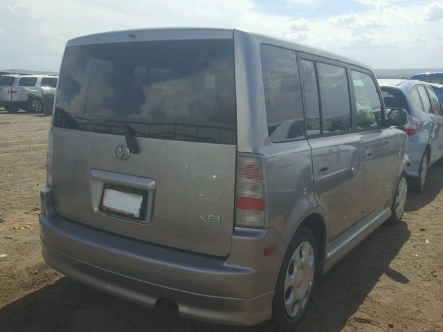 JTLKT324864070272 - 2006 TOYOTA SCION XB ნაცრისფერი ფოტო 4