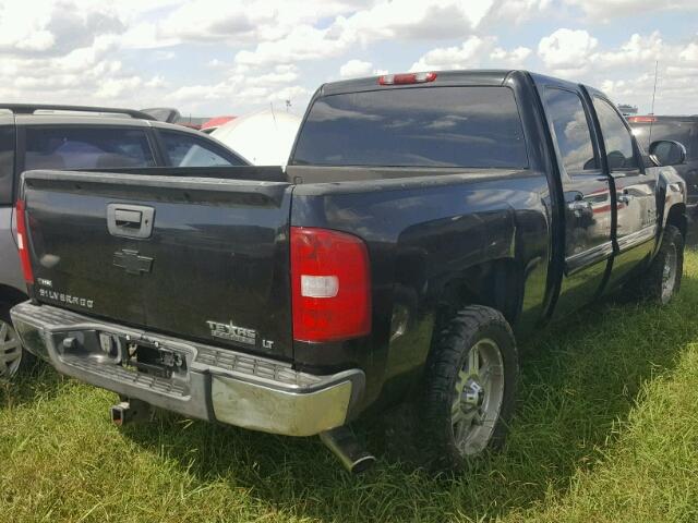 3GCEC23059G158055 - 2009 CHEVROLET SILVERADO BLACK photo 4