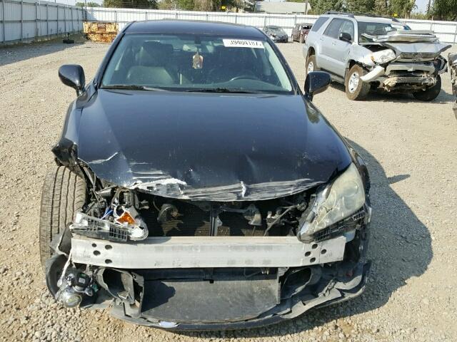 JTHCK262185017821 - 2008 LEXUS IS 250 BLACK photo 9