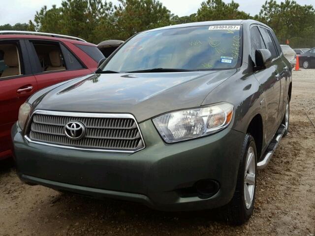 JTEBW3EH0A2037820 - 2010 TOYOTA HIGHLANDER GREEN photo 2