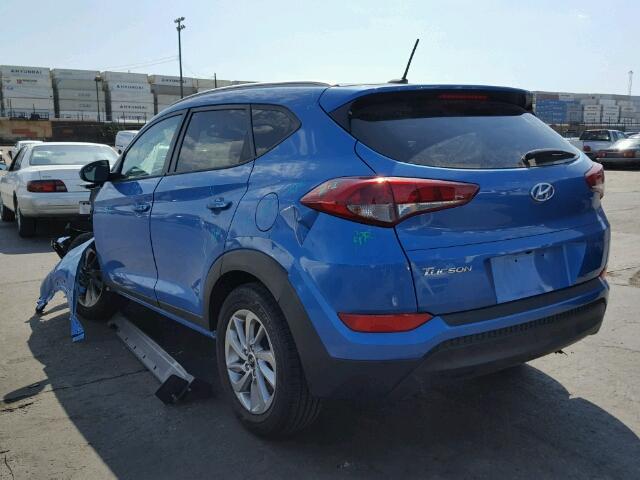 KM8J33A40GU239349 - 2016 HYUNDAI TUCSON LIM BLUE photo 3