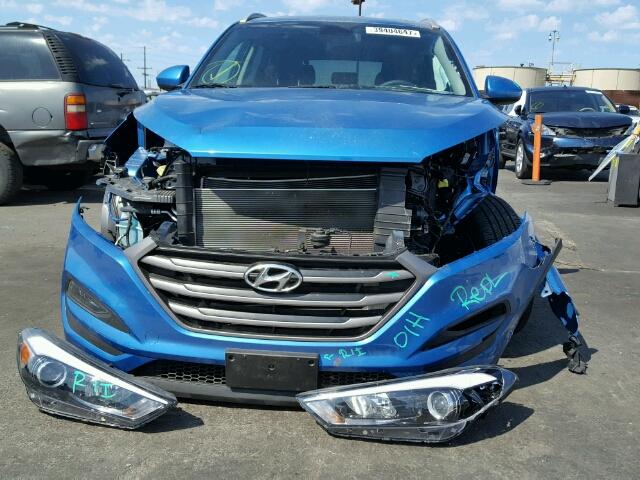 KM8J33A40GU239349 - 2016 HYUNDAI TUCSON LIM BLUE photo 9