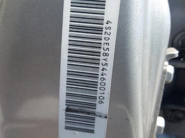 4S2DE58Y544600106 - 2004 ISUZU AXIOM XS Gümüş foto 10