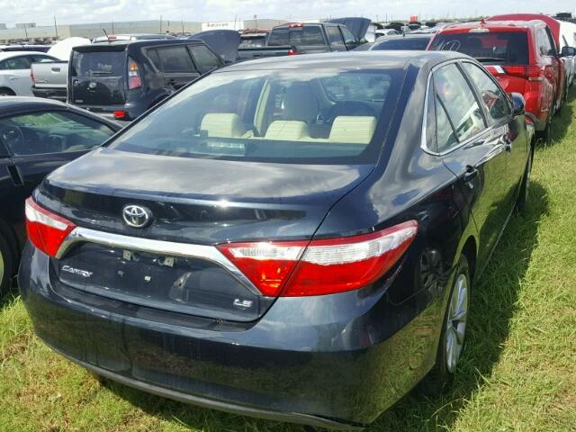 4T4BF1FK3FR514840 - 2015 TOYOTA CAMRY BLACK photo 4