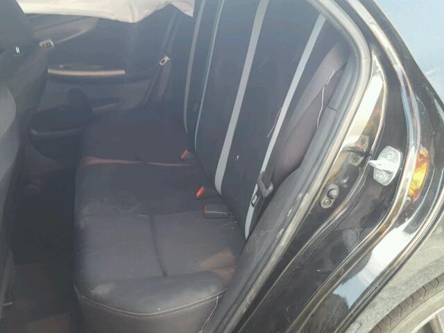 5YFBU4EE5DP110742 - 2013 TOYOTA COROLLA BA BLACK photo 6