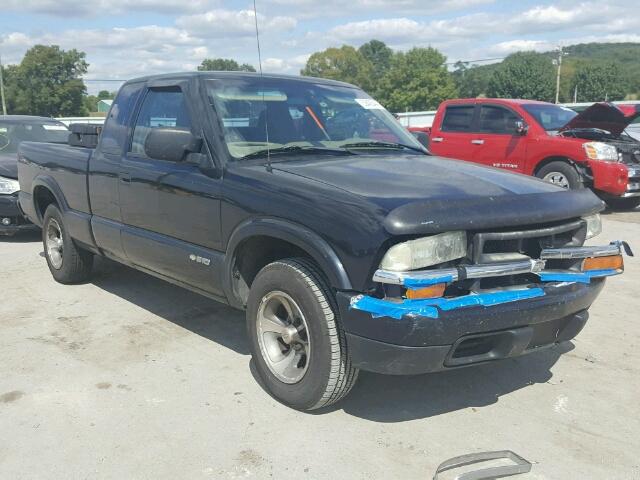 1GCCS19W018210699 - 2001 CHEVROLET S TRUCK BLACK photo 1