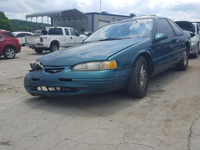 1FALP6247TH128615 - 1996 FORD THUNDERBIR GREEN photo 2