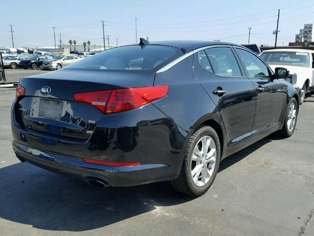 5XXGM4A75DG100010 - 2013 KIA OPTIMA LX BLACK photo 4