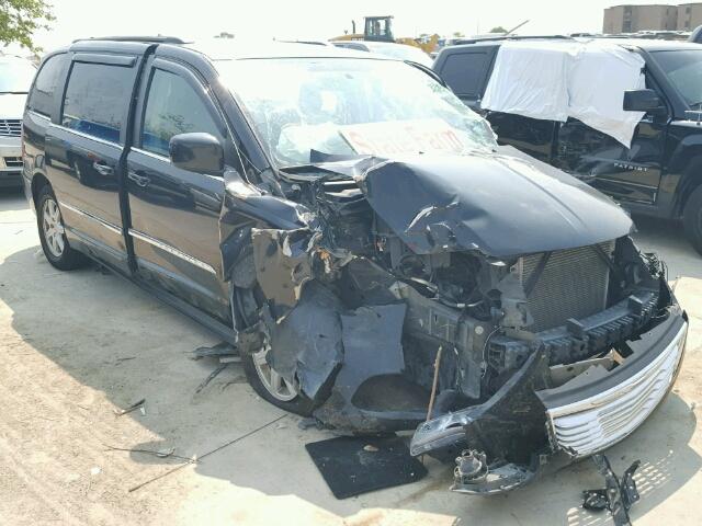 2C4RC1BG5CR410060 - 2012 CHRYSLER TOWN & COU BLACK photo 1