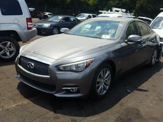 JN1EV7AP3HM732187 - 2017 INFINITI Q50 PREMIU GRAY photo 2