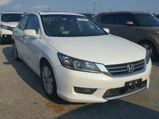 1HGCR2F86DA011873 - 2013 HONDA ACCORD WHITE photo 1