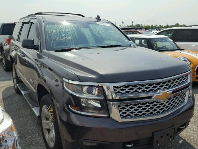 1GNSCBKC8HR129184 - 2017 CHEVROLET TAHOE C150 GRAY photo 1