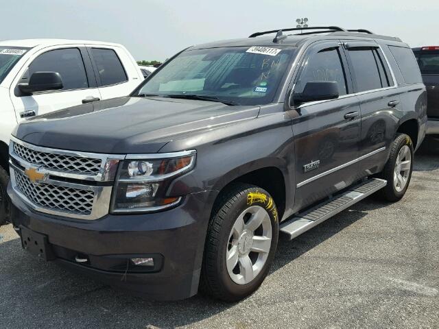 1GNSCBKC8HR129184 - 2017 CHEVROLET TAHOE C150 GRAY photo 2