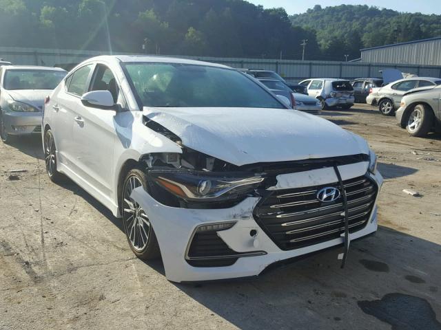 KMHD04LB0JU545708 - 2018 HYUNDAI ELANTRA SP WHITE photo 1