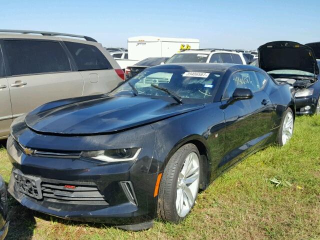 1G1FB1RS1H0181614 - 2017 CHEVROLET CAMARO LT BLACK photo 2