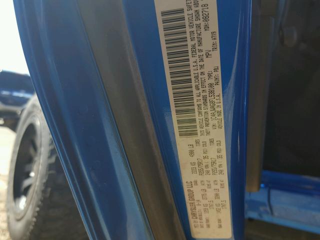 1C4AJWAG8FL538100 - 2015 JEEP WRANGLER S BLUE photo 10