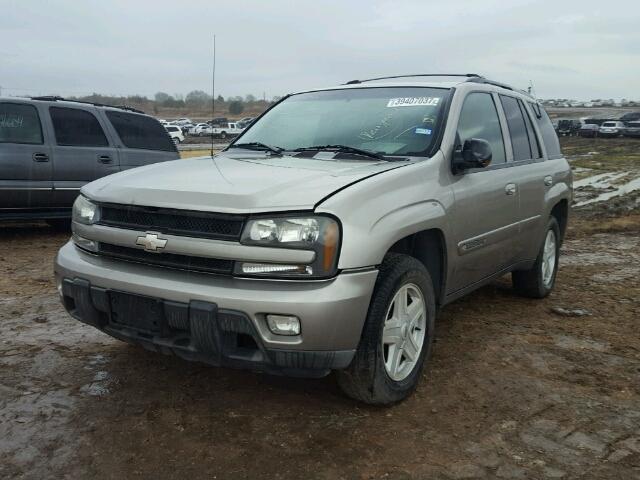 1GNDS13S832332511 - 2003 CHEVROLET TRAILBLAZE SILVER photo 2