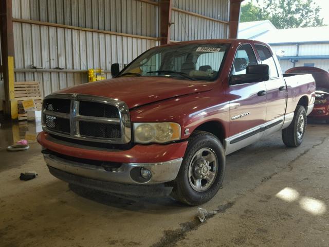 3D7KA28C84G143897 - 2004 DODGE RAM 2500 S RED photo 2