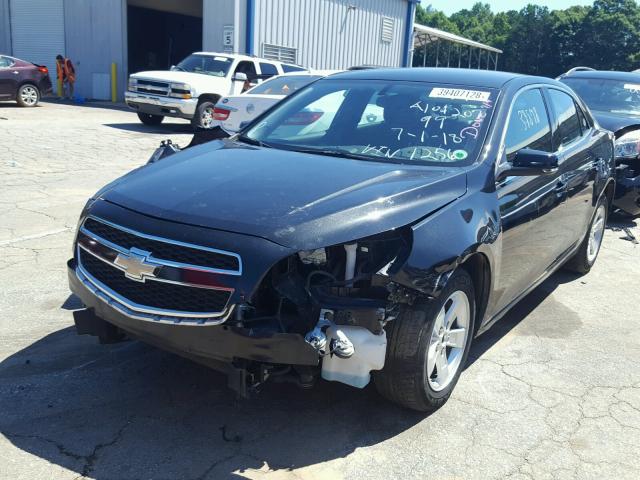 1G11C5SA2DF321256 - 2013 CHEVROLET MALIBU 1LT BLACK photo 2