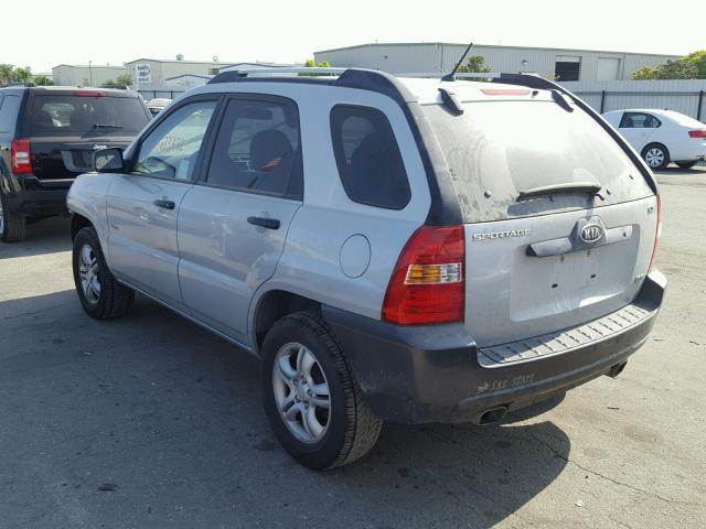 KNDJE723X67292939 - 2006 KIA NEW SPORTA SILVER photo 3