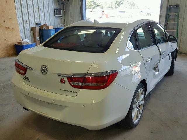 1G4PR5SK1E4100992 - 2014 BUICK VERANO CON WHITE photo 4