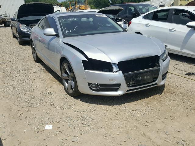 WAUDK78T98A040261 - 2008 AUDI A5 QUATTRO SILVER photo 1