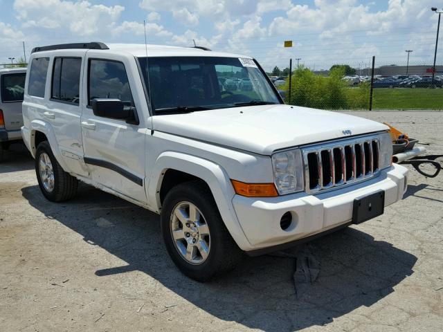 1J8HG48K67C637942 - 2007 JEEP COMMANDER WHITE photo 1