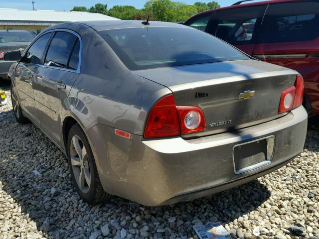 1G1ZC5E14BF252792 - 2011 CHEVROLET MALIBU 1LT 棕色 照片 3