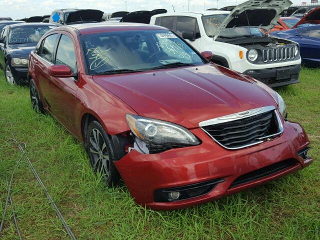 1C3CCBBG6EN187060 - 2014 CHRYSLER 200 TOURIN RED photo 1