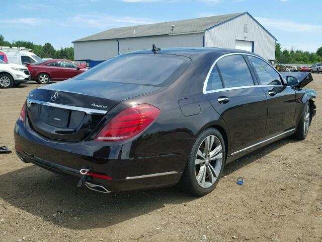 WDDUG8FB0GA240194 - 2016 MERCEDES-BENZ S 550 4MAT MAROON photo 4