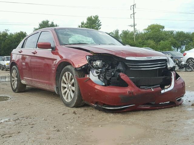 1C3CCBBB3CN146354 - 2012 CHRYSLER 200 TOURIN RED photo 1