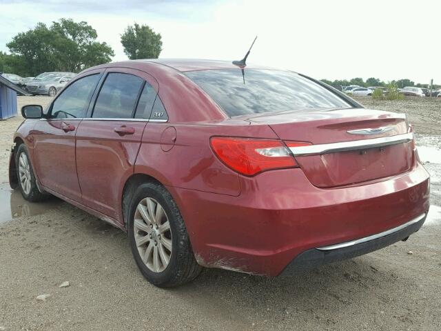 1C3CCBBB3CN146354 - 2012 CHRYSLER 200 TOURIN RED photo 3