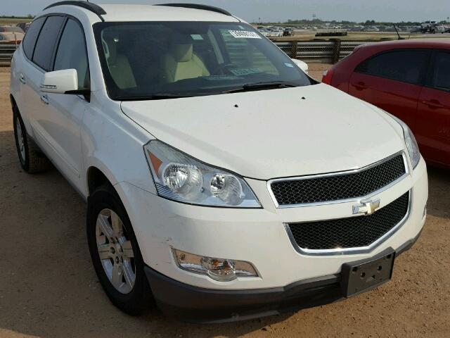 1GNKRGED4BJ267035 - 2011 CHEVROLET TRAVERSE L WHITE photo 1