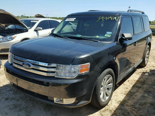 2FMGK5BC0CBD13092 - 2012 FORD FLEX BLACK photo 2