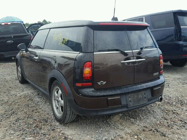 WMWML33558TN67653 - 2008 MINI COOPER CLU BROWN photo 3