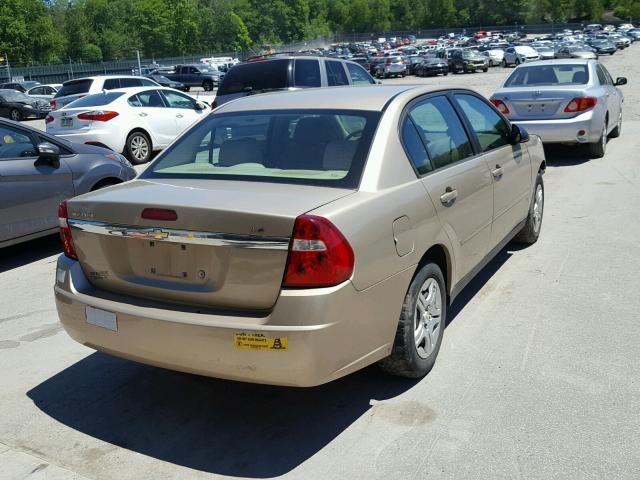 1G1ZS58F37F310845 - 2007 CHEVROLET MALIBU LS GOLD photo 4