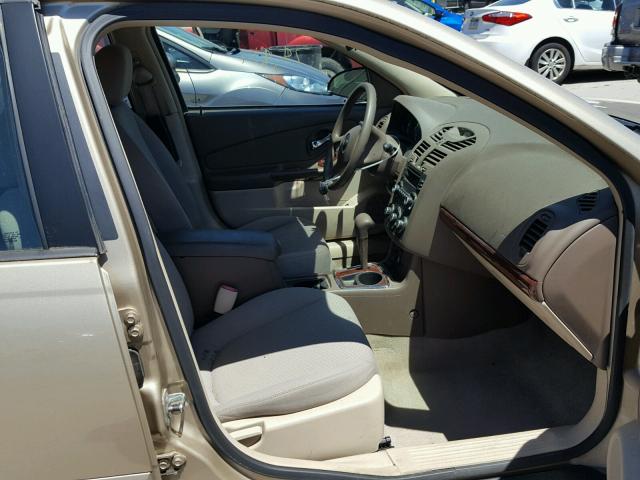 1G1ZS58F37F310845 - 2007 CHEVROLET MALIBU LS GOLD photo 5