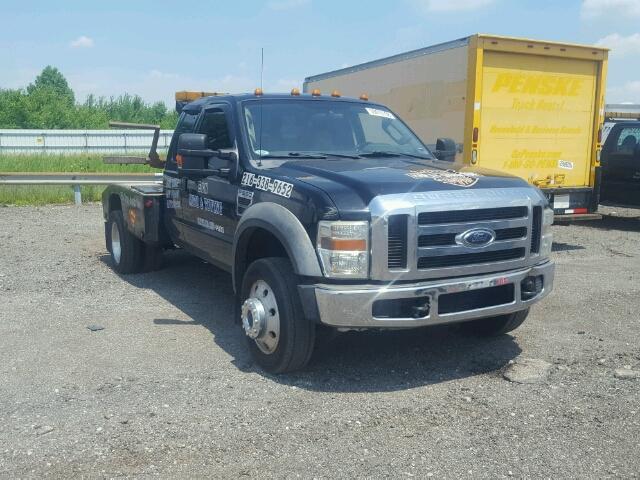 1FDAX57R58EC98086 - 2008 FORD F550 SUPER BLACK photo 1