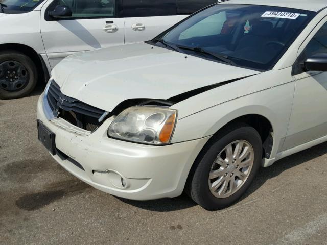 4A3AB36FX8E031361 - 2008 MITSUBISHI GALANT ES CREAM photo 9