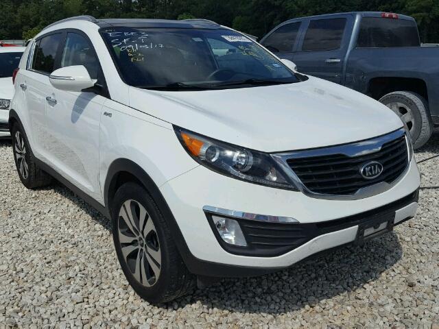 KNDPCCA20C7312533 - 2012 KIA SPORTAGE E WHITE photo 1